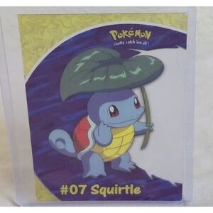 2000 Topps Pokemon TV Animation Series 2 Squirtle PC4 Clear Acetate Vintage
